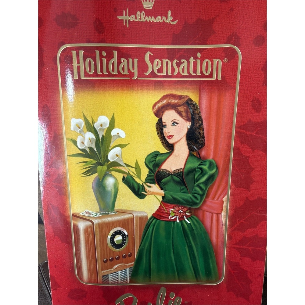 1998 Hallmark Holiday Sensation Barbie Special Edition #19792 1940s Nostalgia - Picture 3 of 16